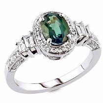 alexandrite engagement ring