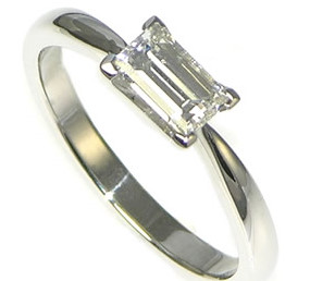 baguette engagement ring