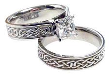 celtic engagement ring