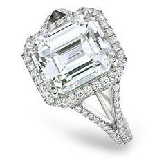 emerald cut engagement ring The forerunner of all the other cuts,