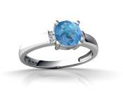 topaz engagement ring